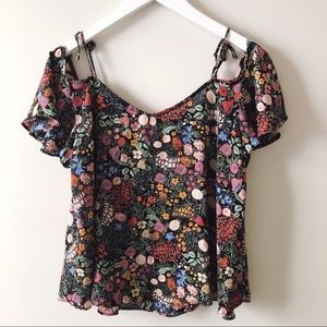 Topshop Floral Blouse